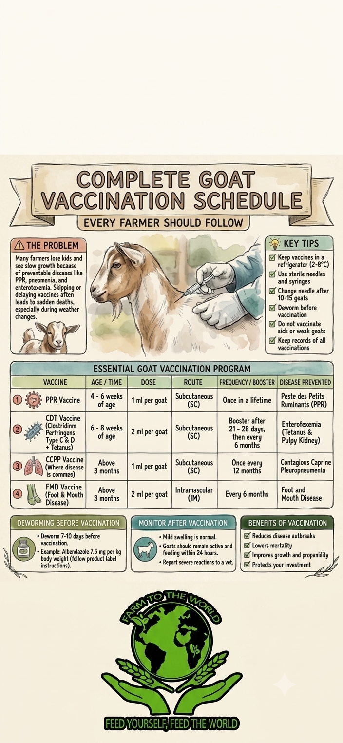 The Ultimate Guide to Goat Vaccination: Protecting Your Herd and Boosting Profits